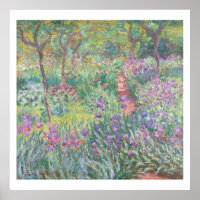 "THE ARTISTS GARDEN, GIVERNY" 1900 CLAUDE MONET
