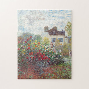 The Artist's Garden in Argenteuil by Claude Monet Jigsaw Puzzle