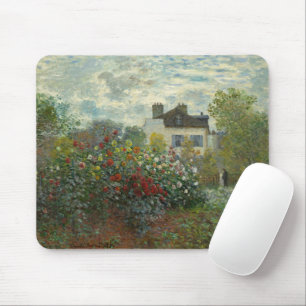 The Artist's Garden in Argenteuil Claude Monet Mouse Mat