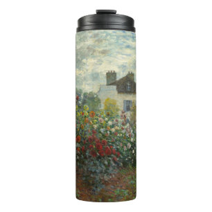 The Artist's Garden in Argenteuil Claude Monet Thermal Tumbler