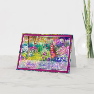 The Artist's Garden in Giverny Card
