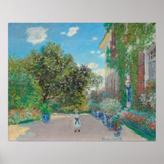 The Artist's House at Argenteuil (1873) Poster