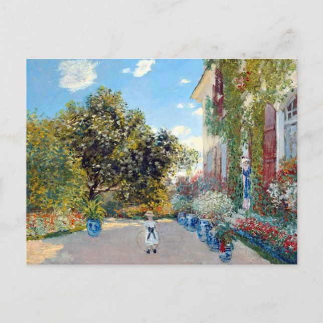 The Artist's House by Claude Monet Postcard (Front)