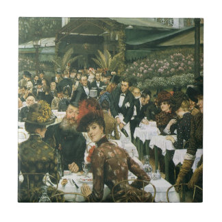 The Artist's Ladies by James Tissot, Vintage Art Tile