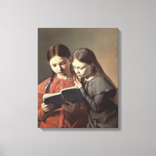 The Artist's Sisters Signe and Henriette Canvas Print