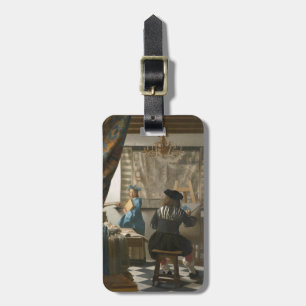 The Artist's Studio, c.1665-66 (oil on canvas) Luggage Tag