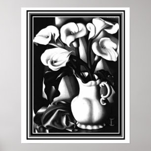"The Arums" Art Deco Print Tamara de Lampicka