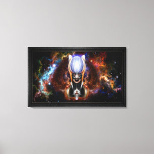 The Arzookian Princess Of Nebulous Four Canvas Print
