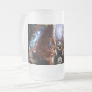 The Arzookian Princess Of Nebulous Four Frosted Glass Beer Mug