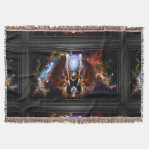 The Arzookian Princess Of Nebulous Four Throw Blanket