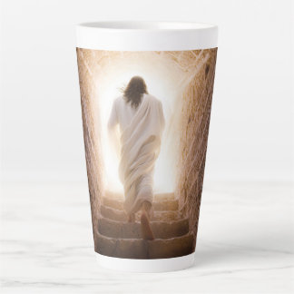 The Ascension – Jesus Walking Into the Light Latte Mug
