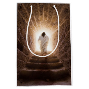 The Ascension – Jesus Walking Into the Light Medium Gift Bag