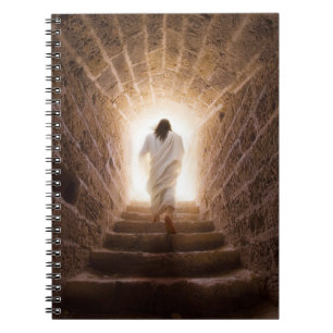 The Ascension – Jesus Walking Into the Light Notebook