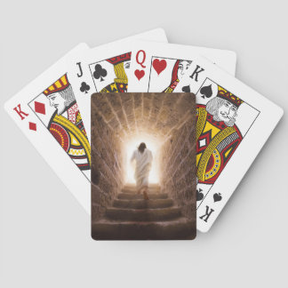 The Ascension – Jesus Walking Into the Light Playing Cards