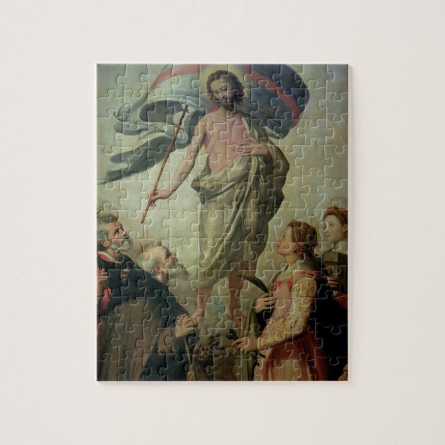 The Ascension of Christ, 1595 (oil on panel) Jigsaw Puzzle (Vertical)