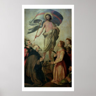 The Ascension of Christ, 1595 (oil on panel) Poster