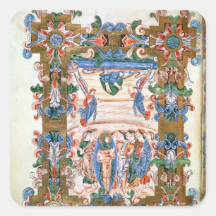 The Ascension of Christ Square Sticker