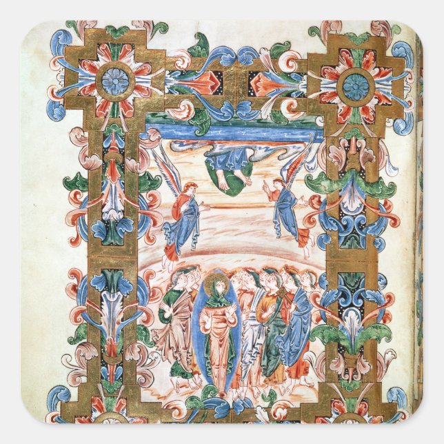 The Ascension of Christ Square Sticker (Front)