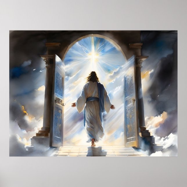 The Ascension Of Jesus Poster (Front)
