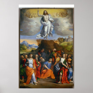 The Ascension Of Jesus Poster