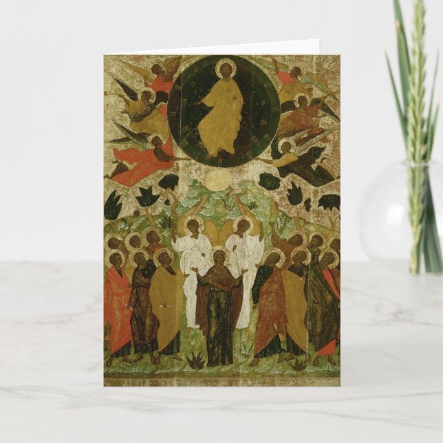 The Ascension of Our Lord Card (Front)