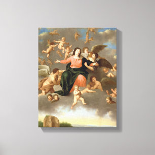 The Ascension of the Virgin Canvas Print