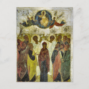 The Ascension Orthodox Christian Icon Postcard