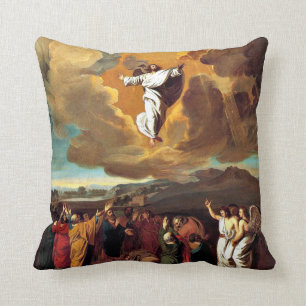 The Ascension - Painting by John Singleton Copley Cushion