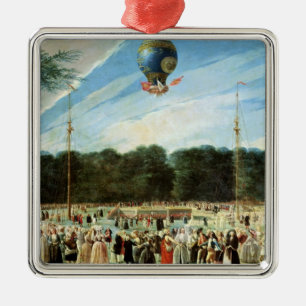 The Ascent of the Montgolfier Balloon at Metal Tree Decoration
