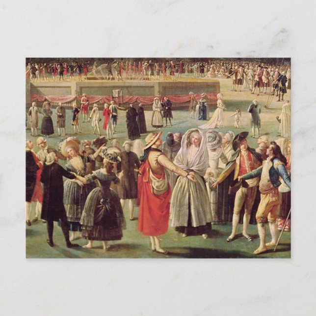 The Ascent of the Montgolfier Balloon Postcard (Front)