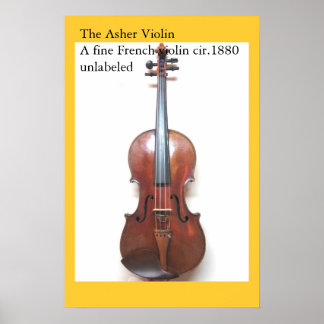 The Asher Violin Poster