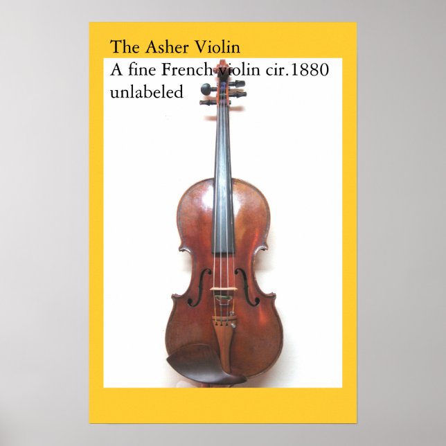 The Asher Violin Poster (Front)
