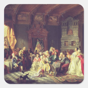 The Assembly under Peter the Great Square Sticker