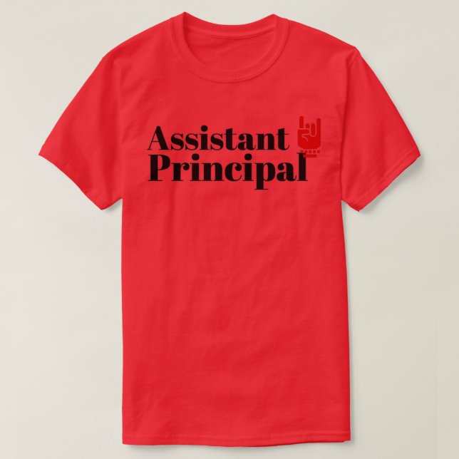 The Assistant Principal T-Shirt (Design Front)