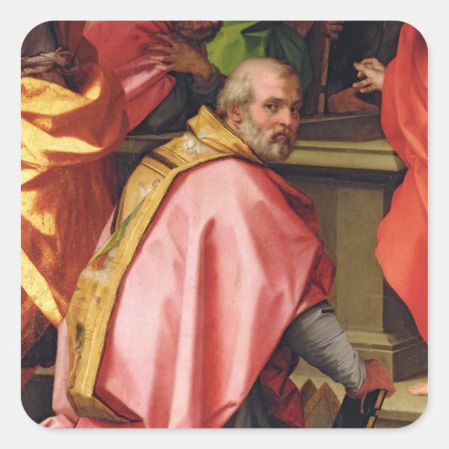 The Assumption of Mary Square Sticker (Front)