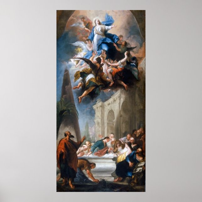 The Assumption of The Blessed Virgin Mary. Poster (Front)