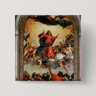 The Assumption of the Virgin, 1516-18 15 Cm Square Badge