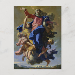 The Assumption of the Virgin, 1649-50 Postcard