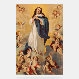 The Assumption of the Virgin Mary Acrylic Sign