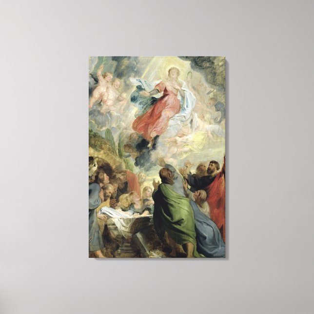 The Assumption of the Virgin Mary Canvas Print (Front)