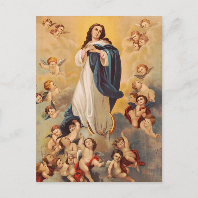 The Assumption of the Virgin Mary Postcard (Front)