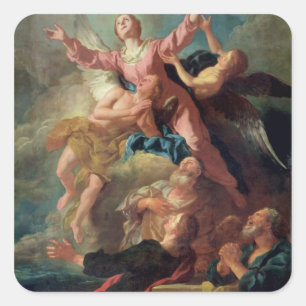 The Assumption of the Virgin Square Sticker