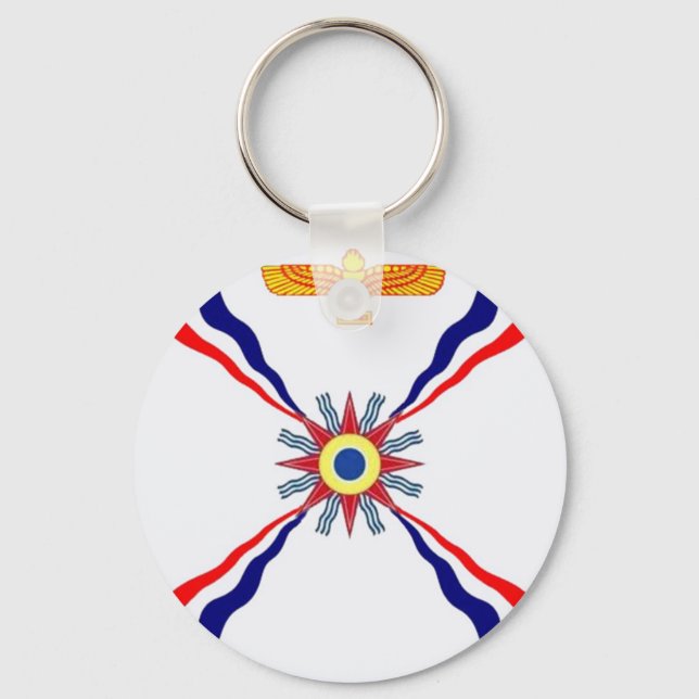 The Assyrian Chaldean Syriac Store Key Ring (Front)
