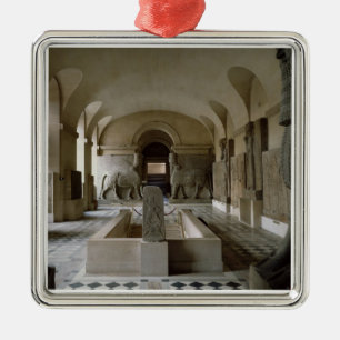 The Assyrian Room at the Louvre in Paris (photo) Metal Tree Decoration