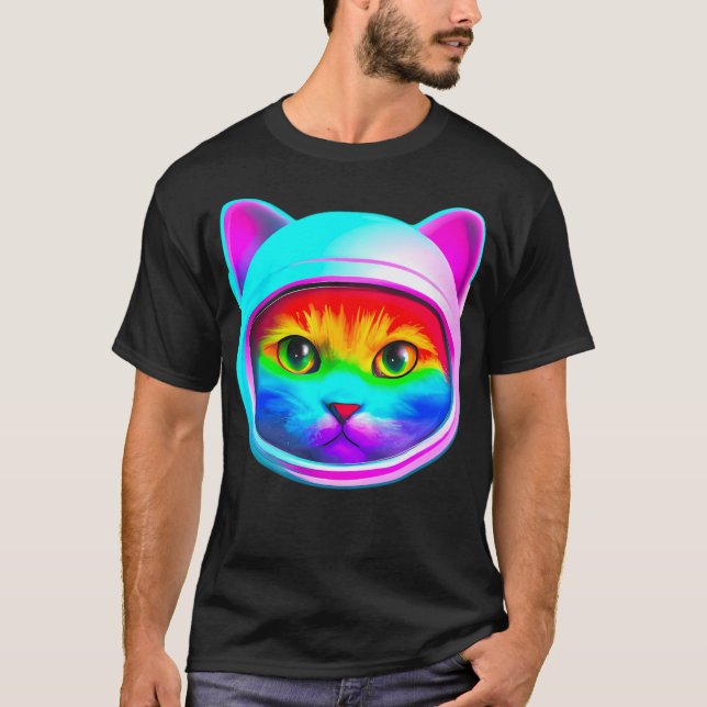 The Astro Kitty Cat T-Shirt (Front)