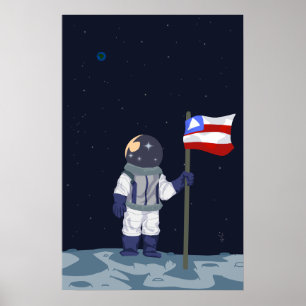 The astronaut poster