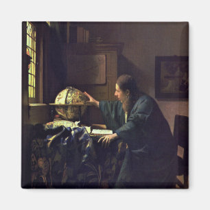 The Astronomer by Johannes Vermeer Magnet