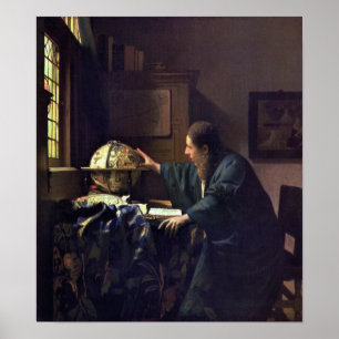 The Astronomer by Johannes Vermeer Poster
