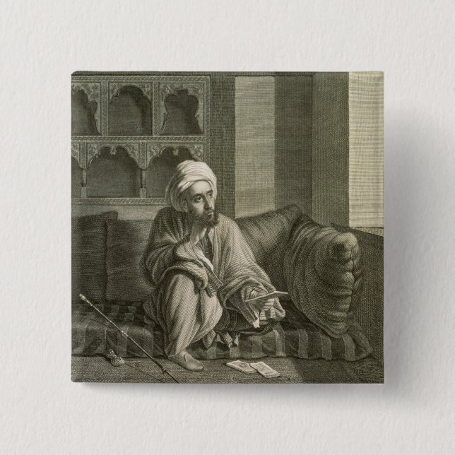 The Astronomer, from Volume II Costumes and Portra 15 Cm Square Badge (Front)