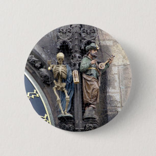 The Astronomical Clock 6 Cm Round Badge